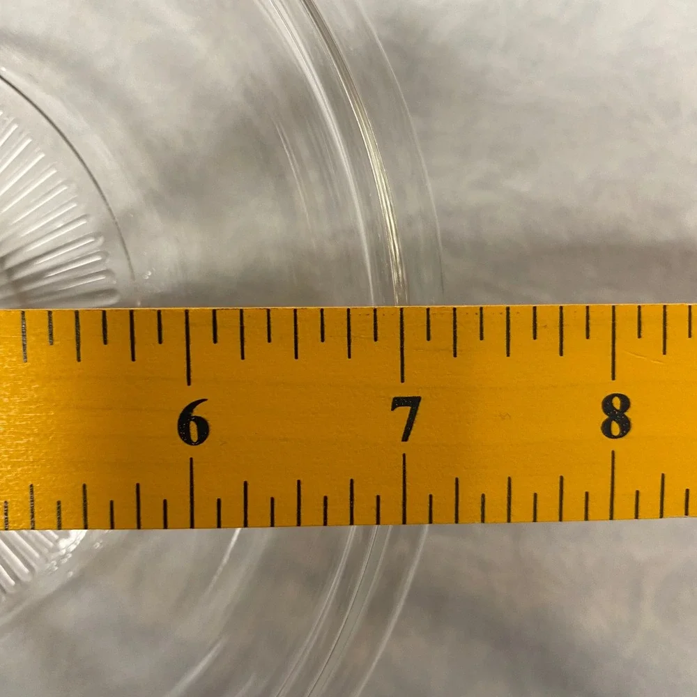 Vintage Pyrex G-5-C Clear Glass Starburst Replacement Lid 7.75